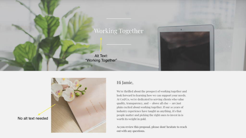 Header image that says