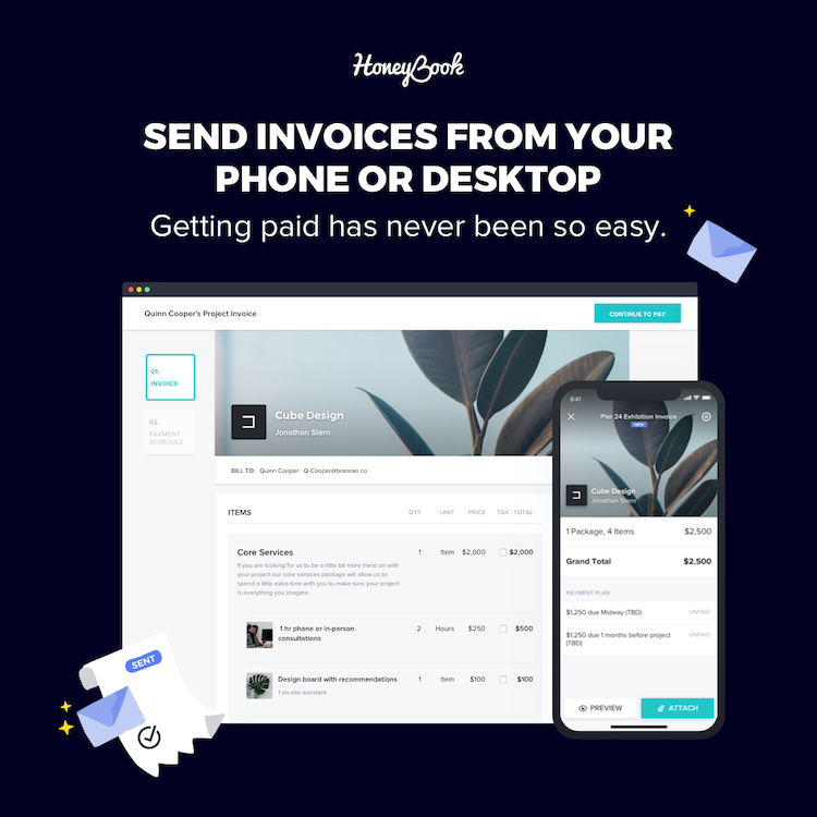 mobile invoices