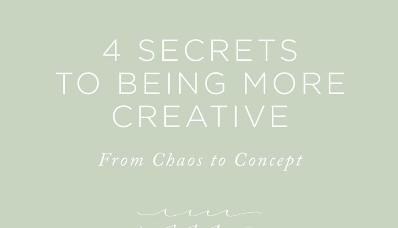 4 secrets to being more creative